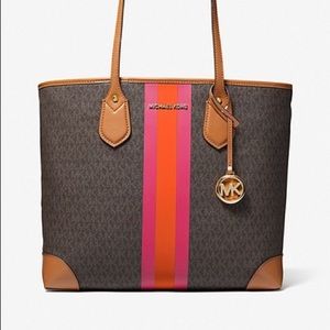 Michael Kors Eva Totebag brand new with wristlet!